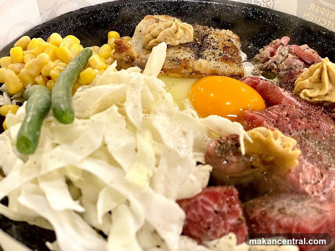 Steak and Eggs with Vegetables