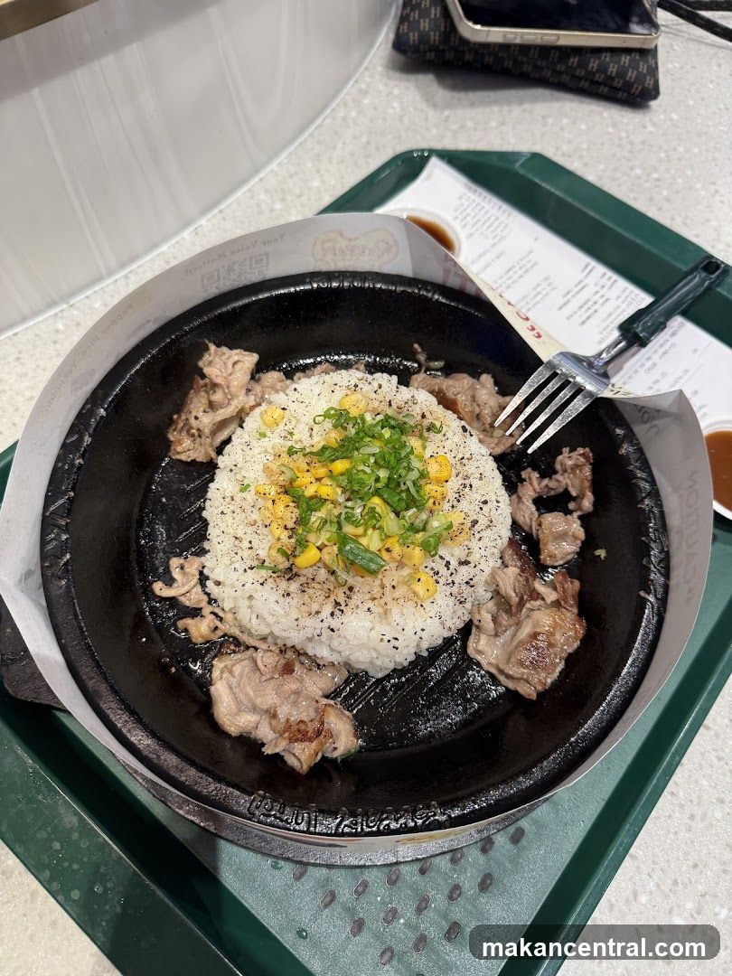 Sizzling Rice Dish