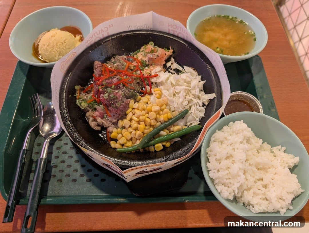 Sizzling Steak Meal