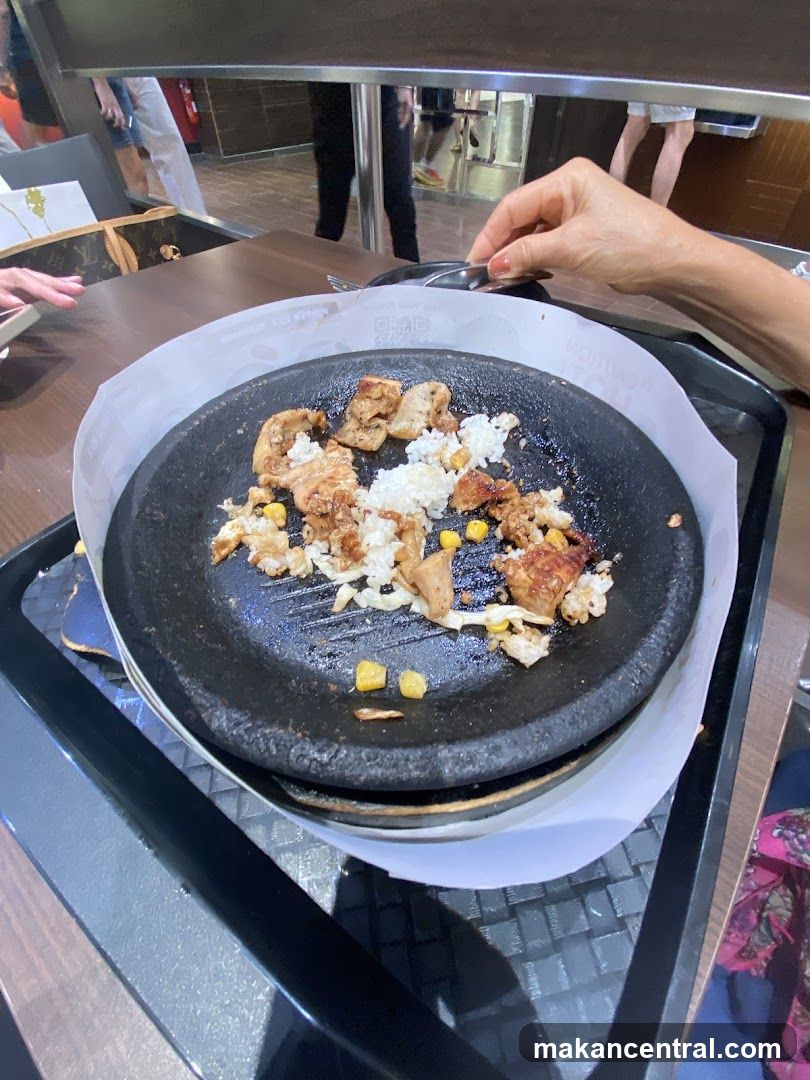 Sizzling Plate of Food