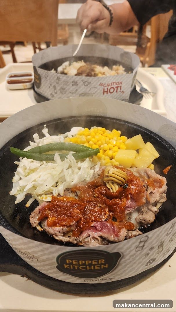 Sizzling Steak with Vegetables