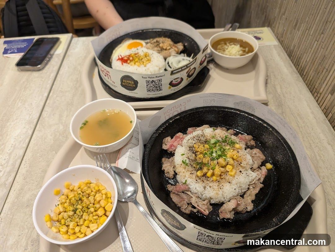 Sizzling Plates at Pepper Kitchen