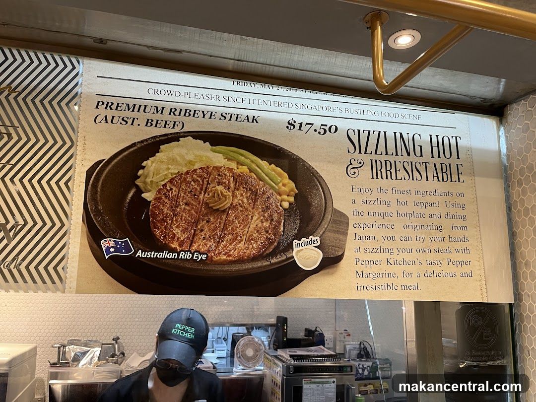 Pepper Kitchen Premium Ribeye Steak Advertisement