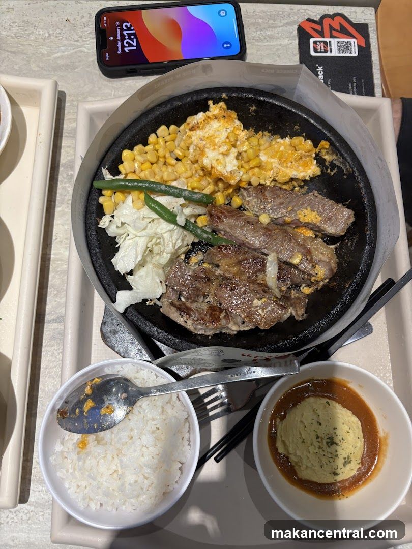 Sizzling Steak Meal