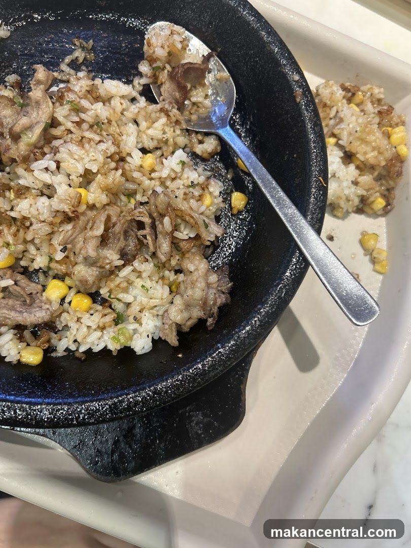 Sizzling Beef and Rice
