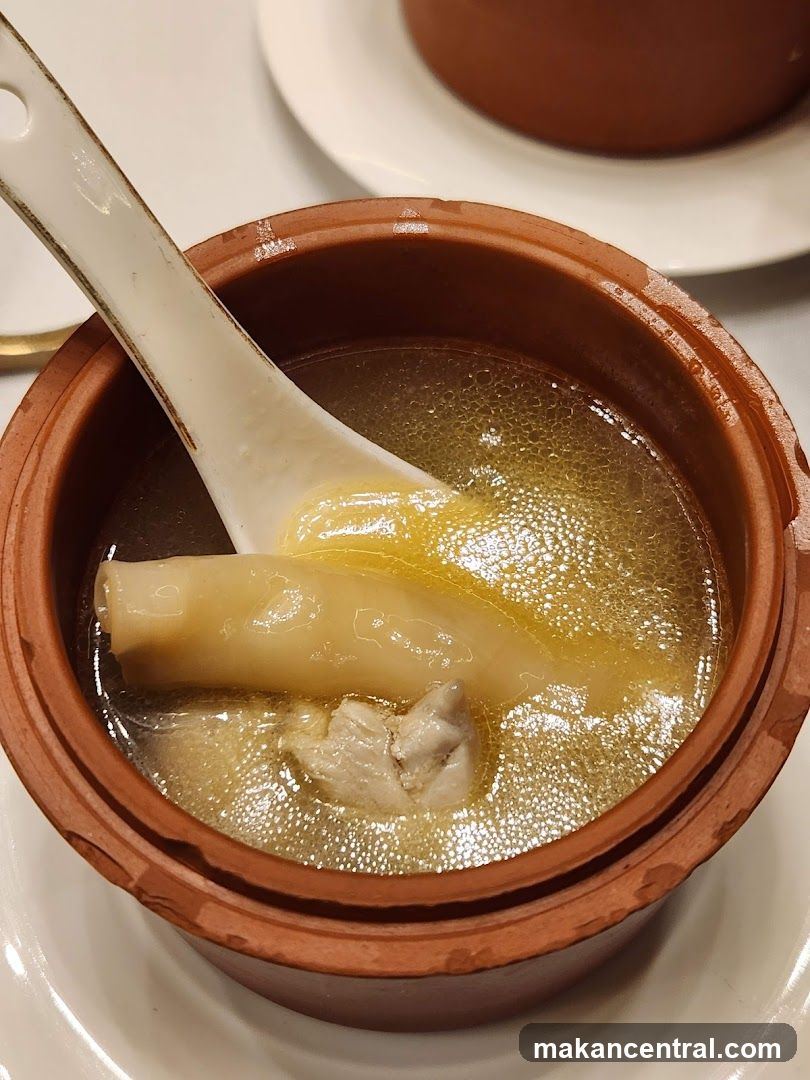 Chicken Soup with Pear
