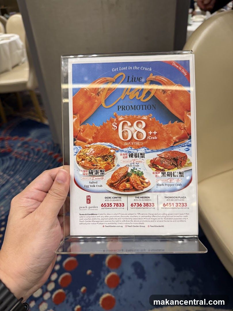 Live Crab Promotion