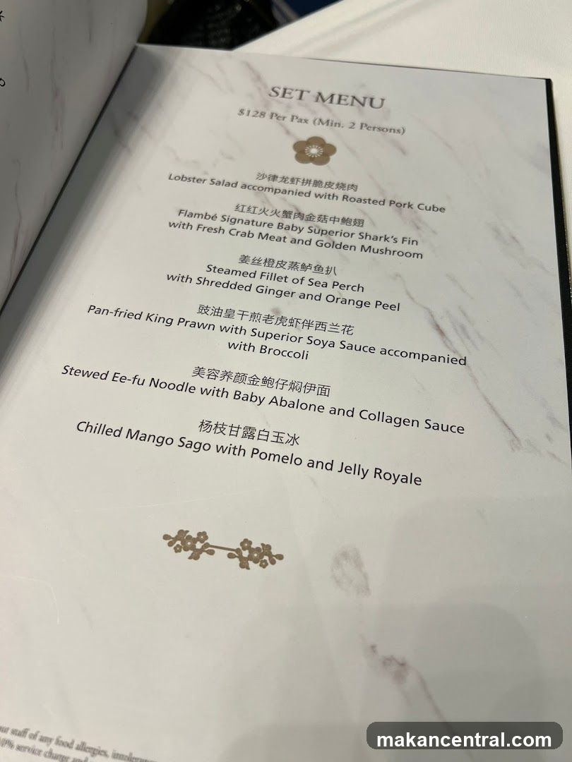 SET MENU