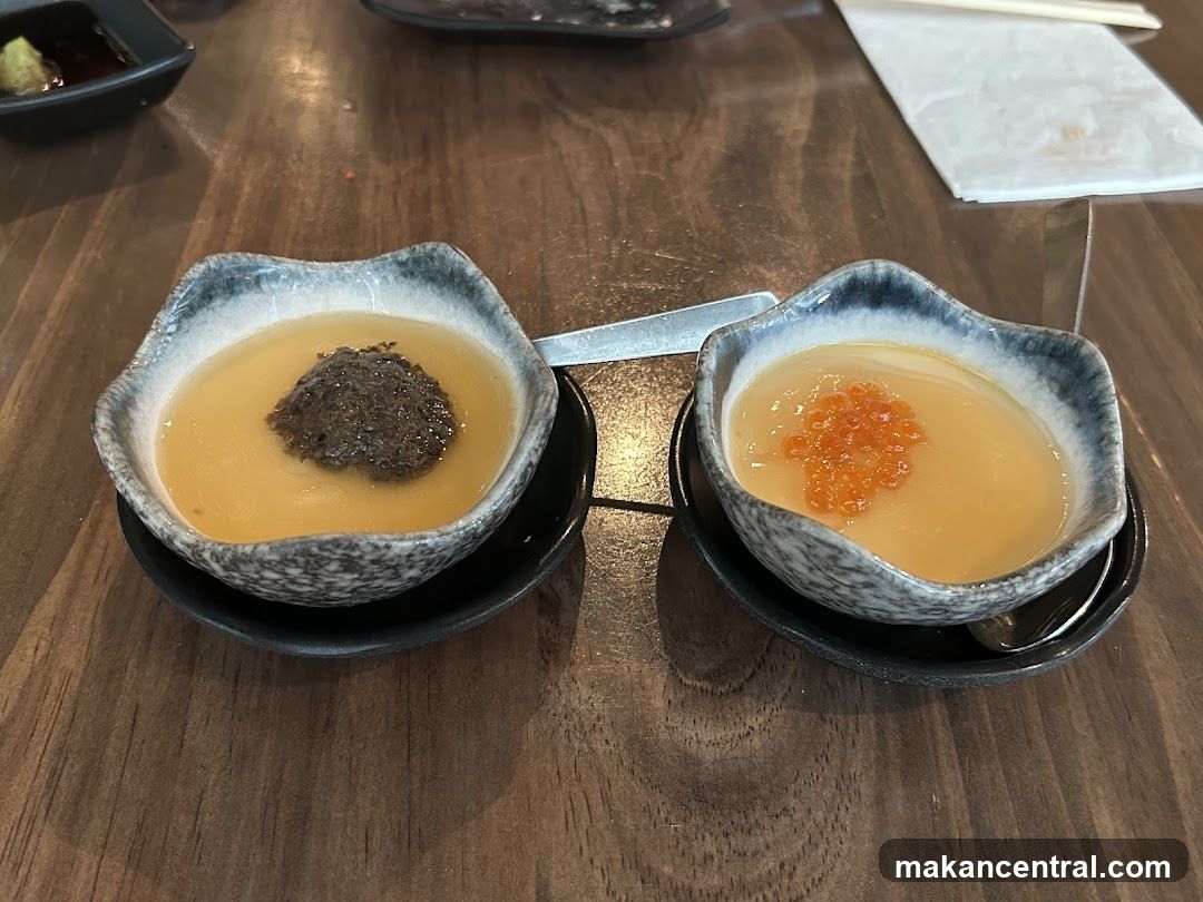 Two small bowls of chawanmushi