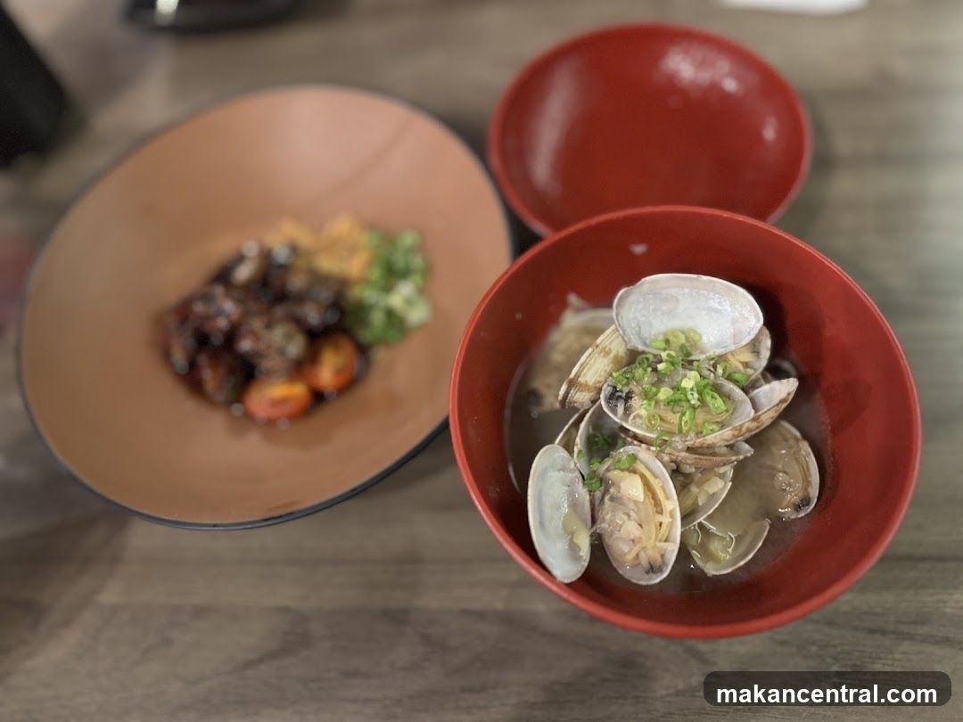 Clams and Meat Dish