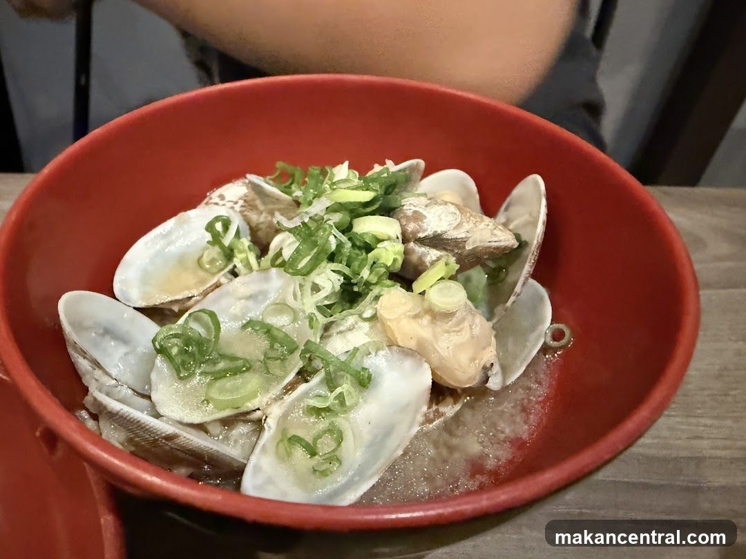 Steamed Clams with Scallions
