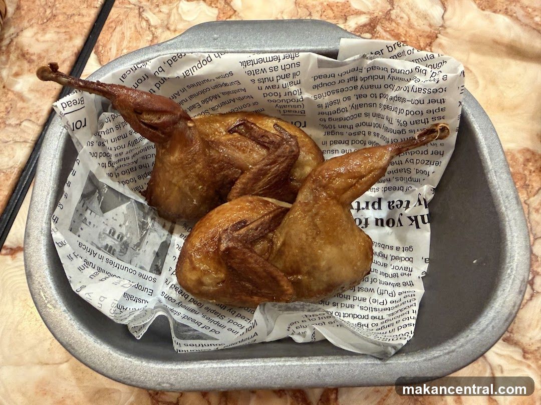Two Roasted Quails