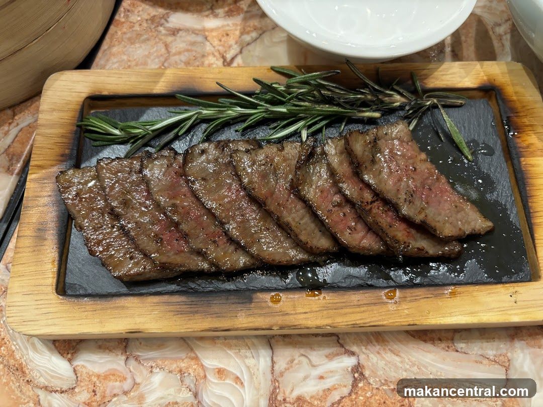 Sliced Steak with Rosemary