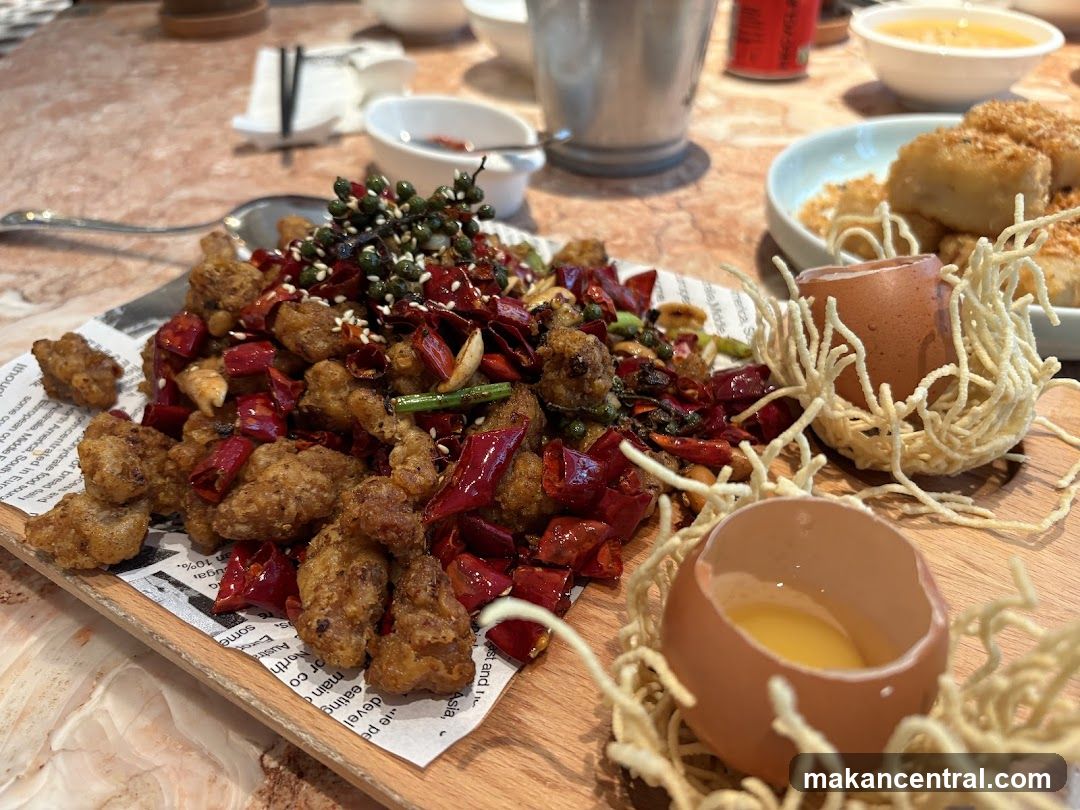 Spicy Fried Chicken with Peppers