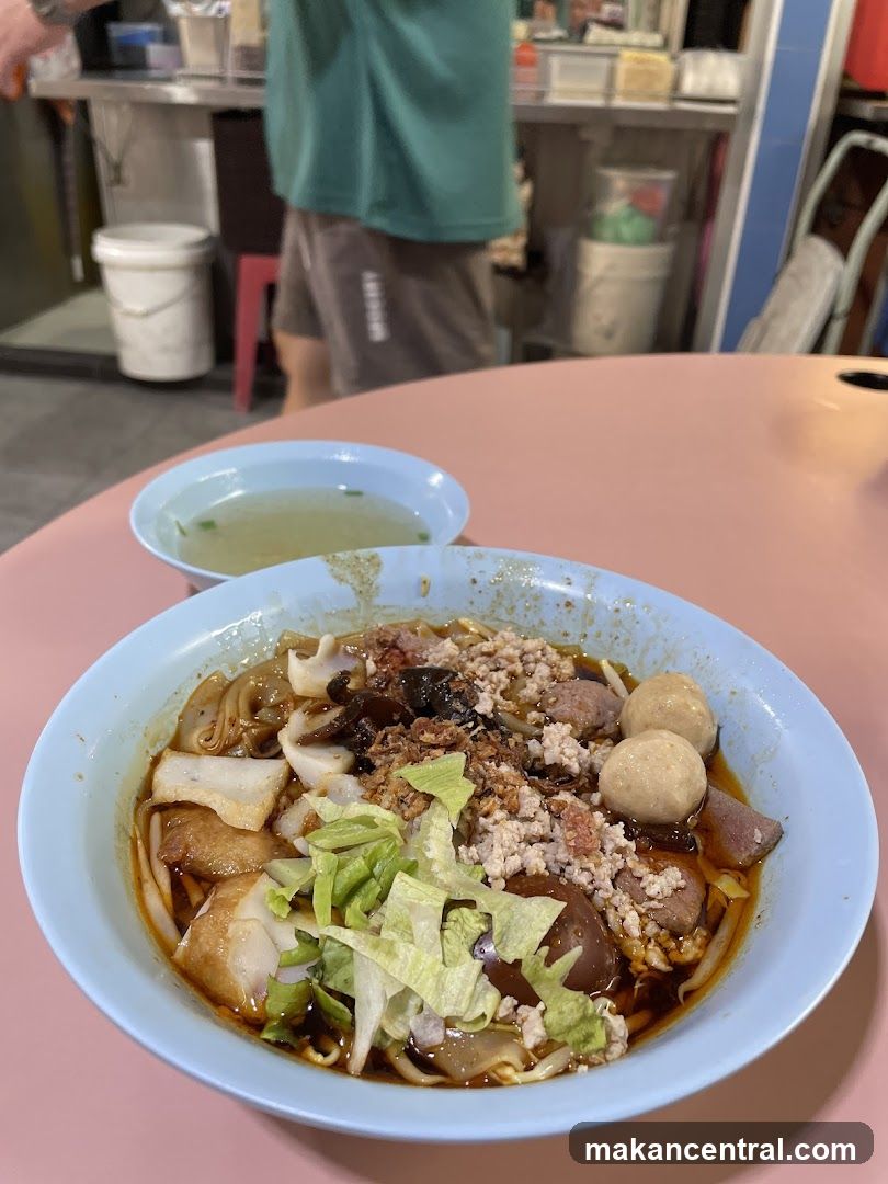 Xing Heng Feng Mushroom Mince Meat Noodles
