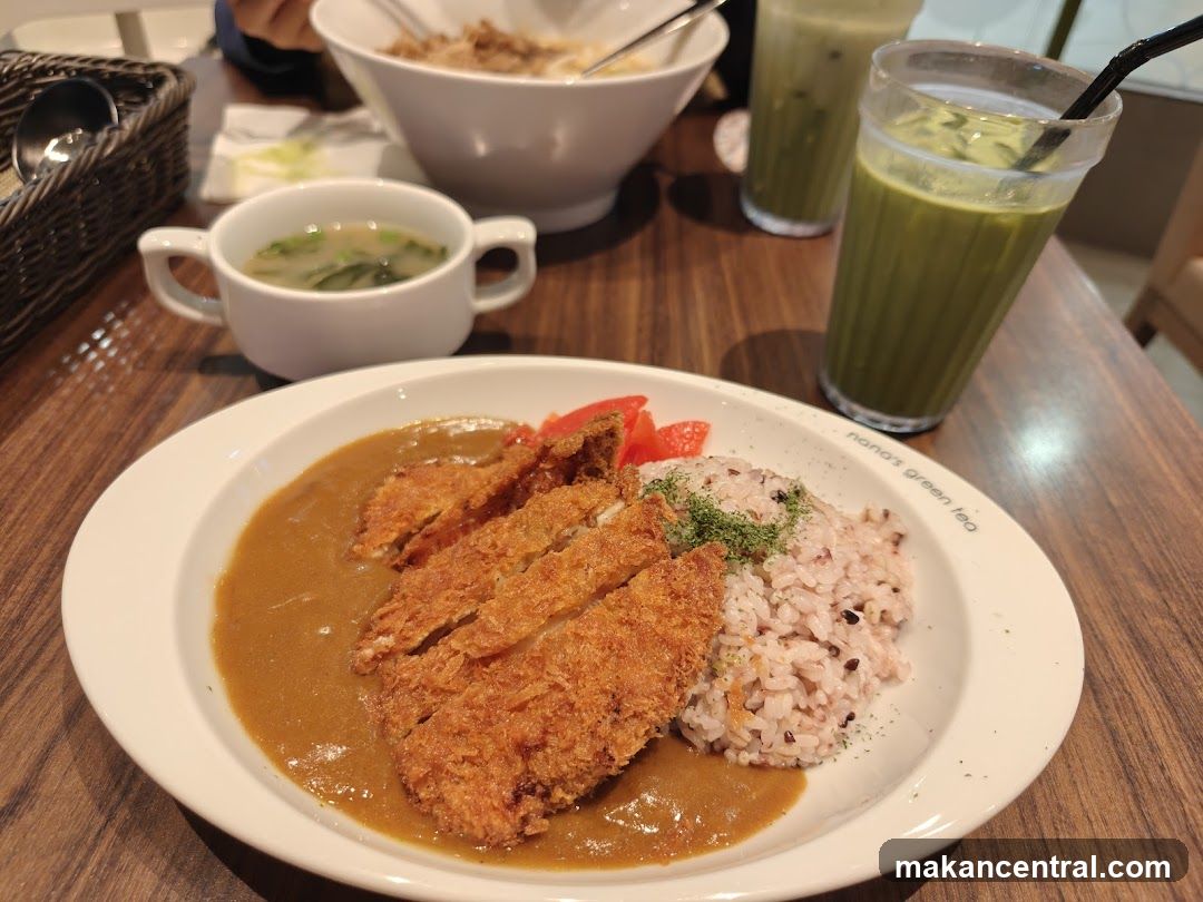 Katsu Curry with Rice and Soup