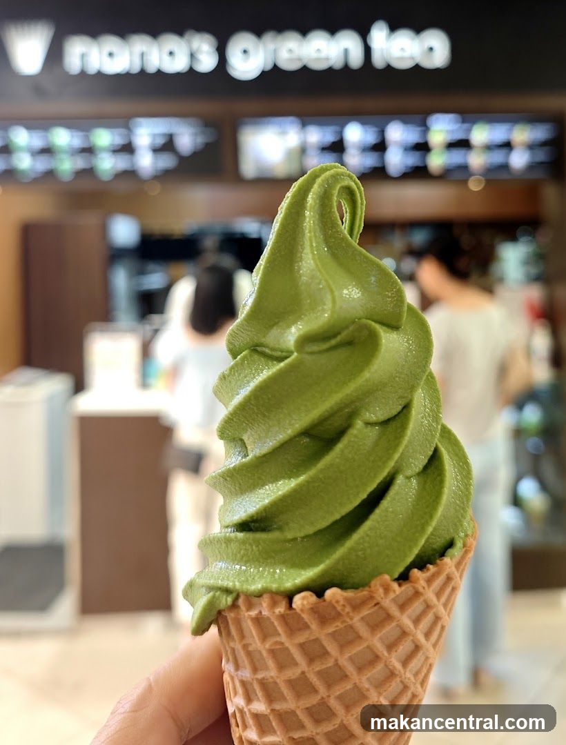 Matcha Soft Serve Ice Cream