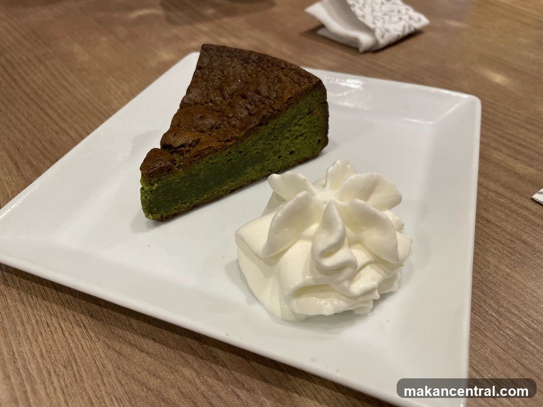 Matcha Cake with Whipped Cream