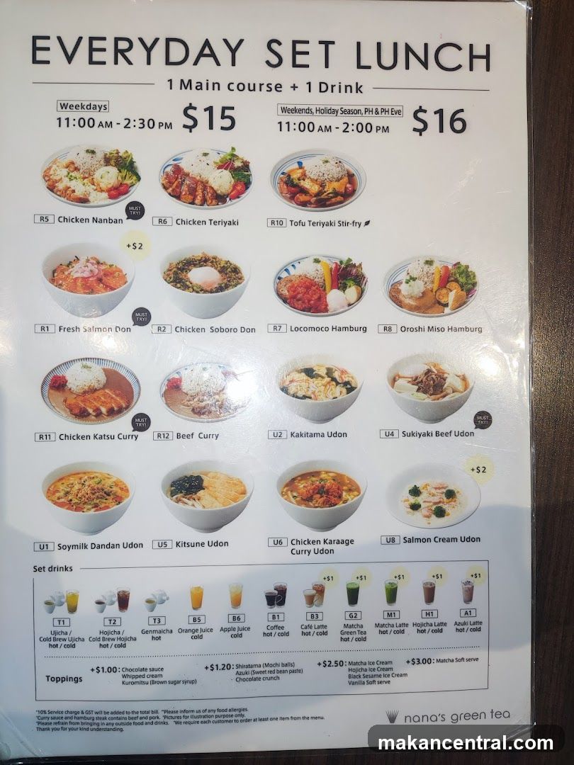 EVERYDAY SET LUNCH