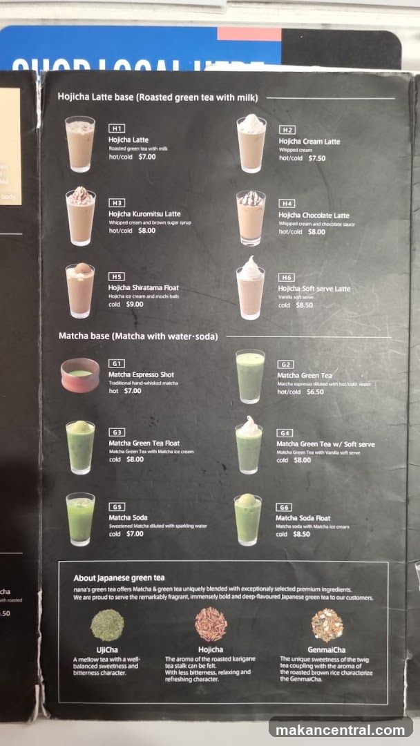 Hojicha Latte base & Matcha base