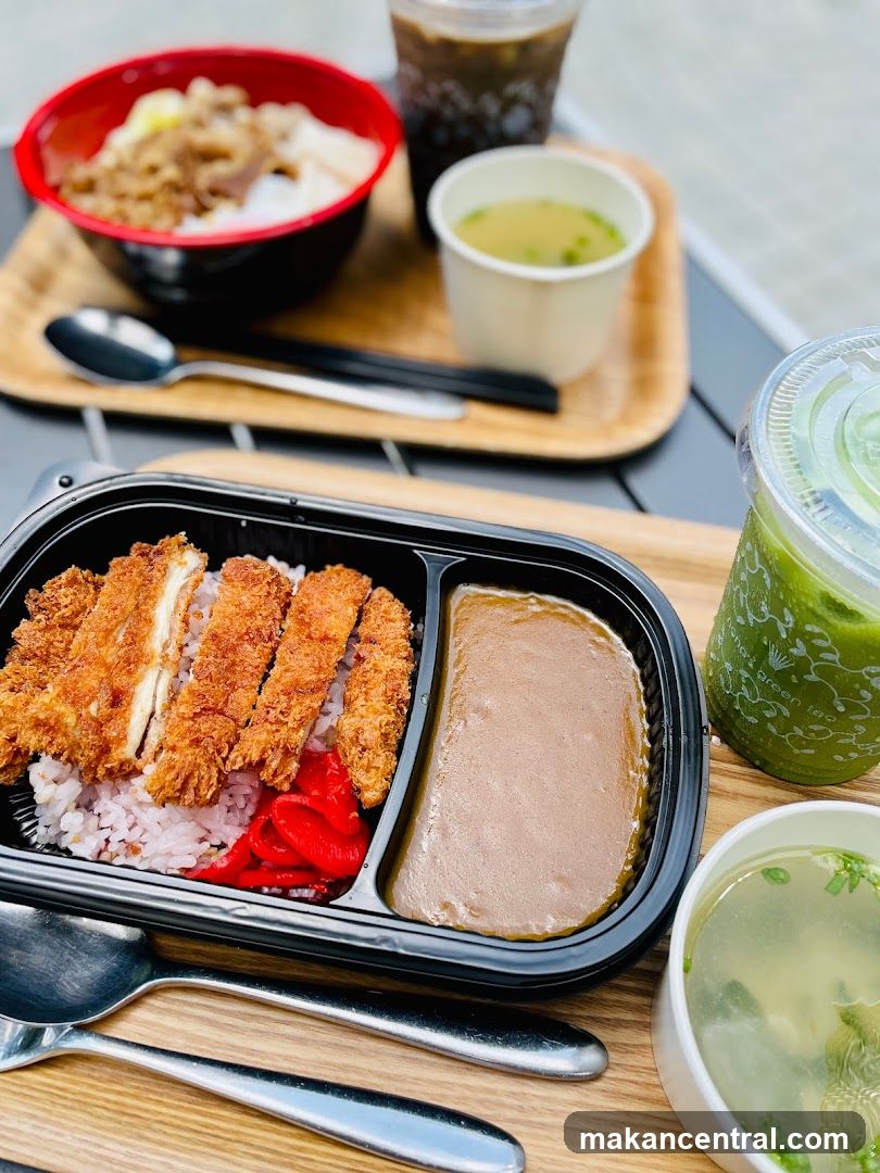 Japanese Curry with Katsu and Rice