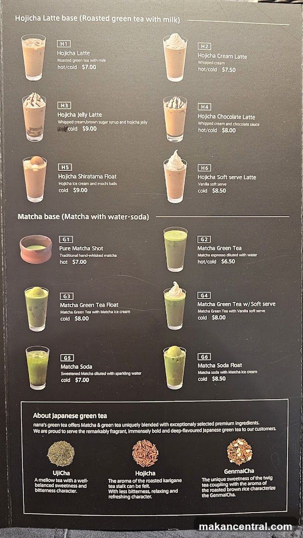 Hojicha Latte base & Matcha base