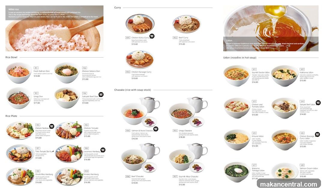 Japanese Menu