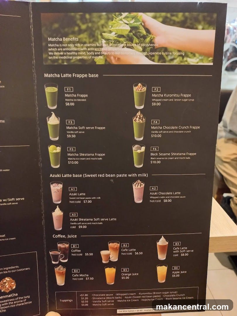Matcha Latte Frappe base