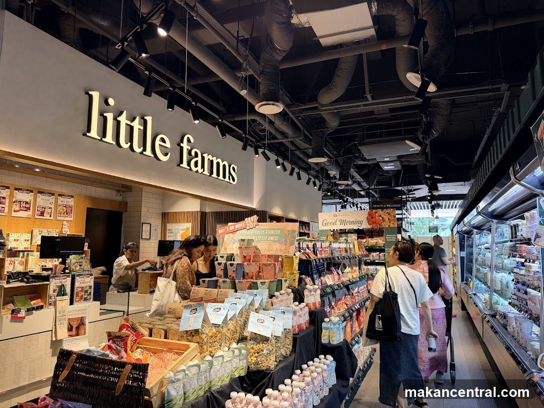 Interior of Little Farms grocery store