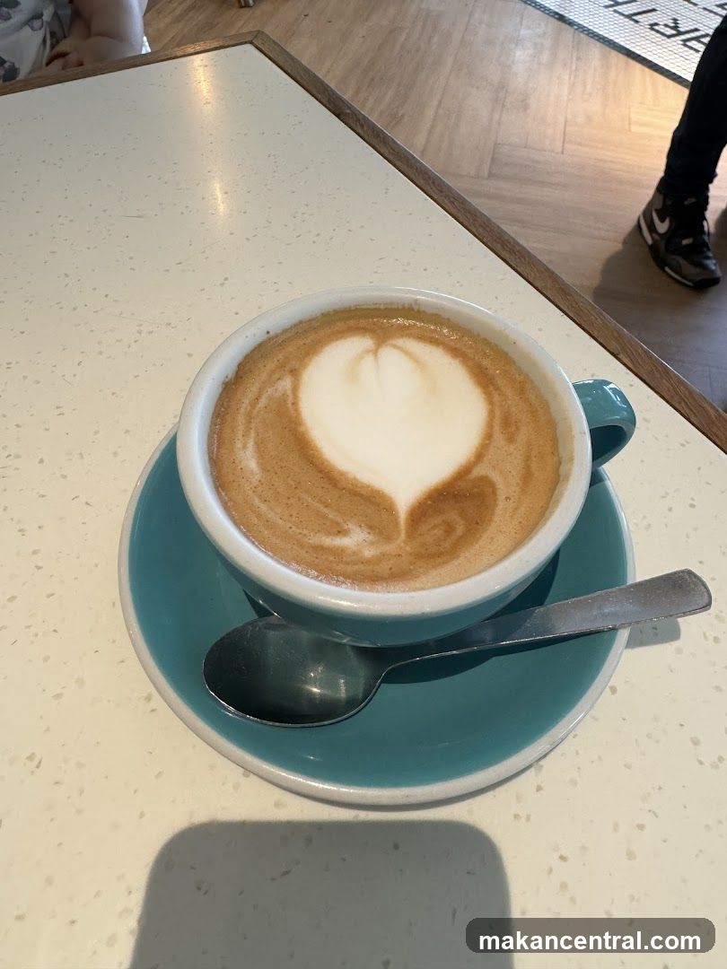 Latte with Heart Art