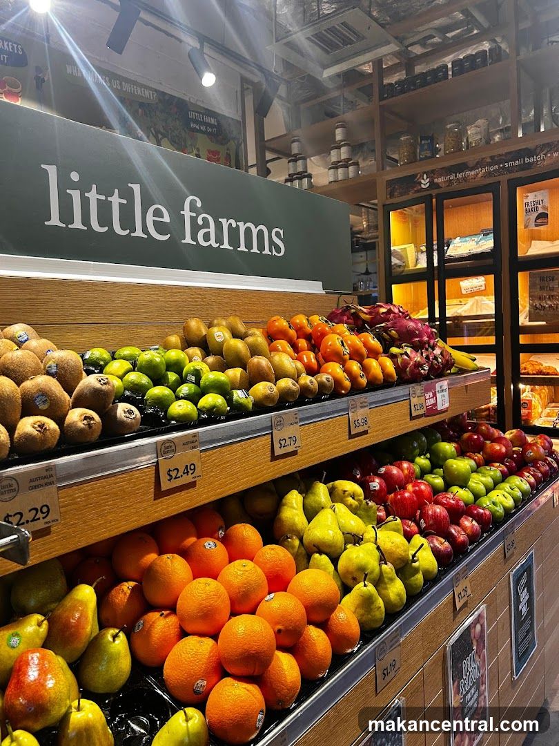 Little Farms Grocery Store Produce Section