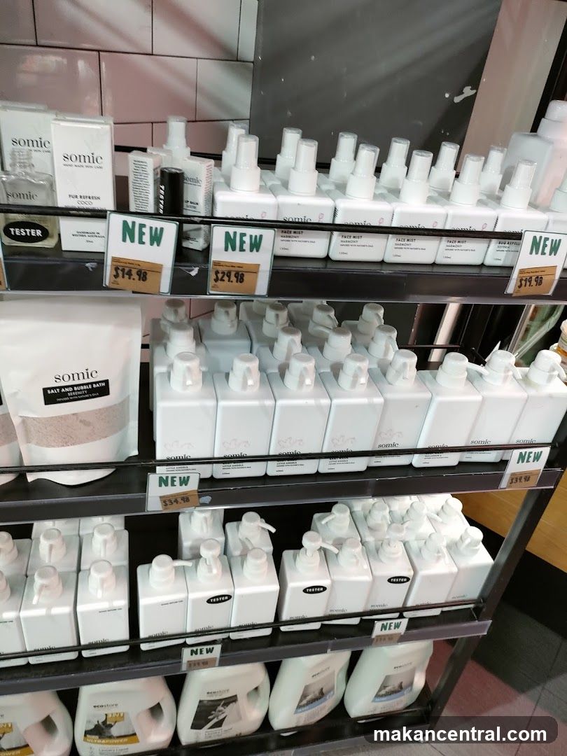 Skincare Products Display