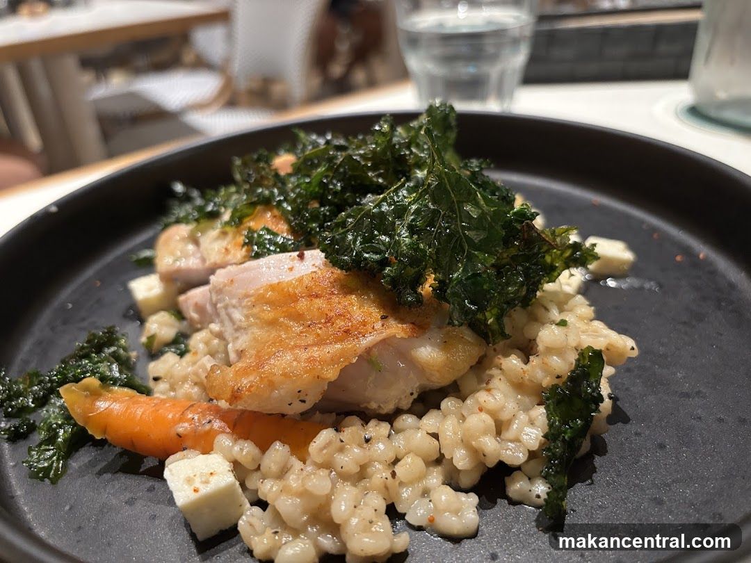 Chicken with Grains and Kale