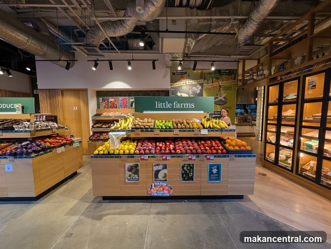 Produce Section in a Grocery Store