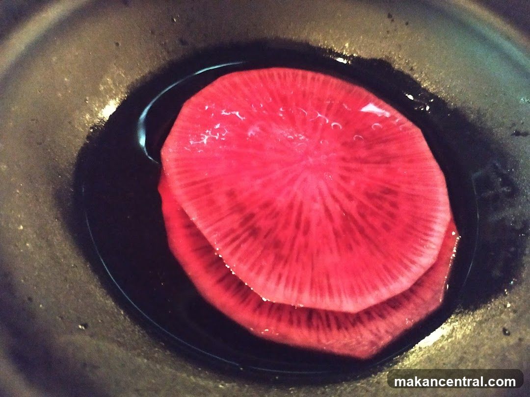 Radish Slices in Liquid