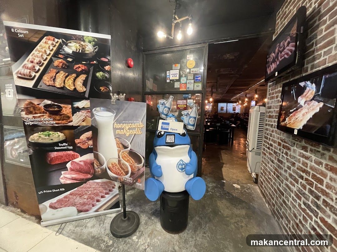 Korean BBQ Restaurant Entrance
