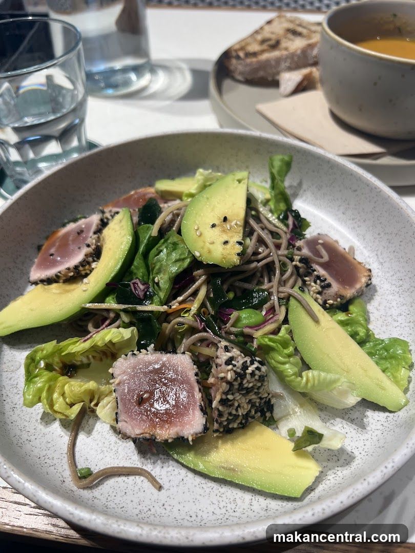 Seared Tuna Soba Salad