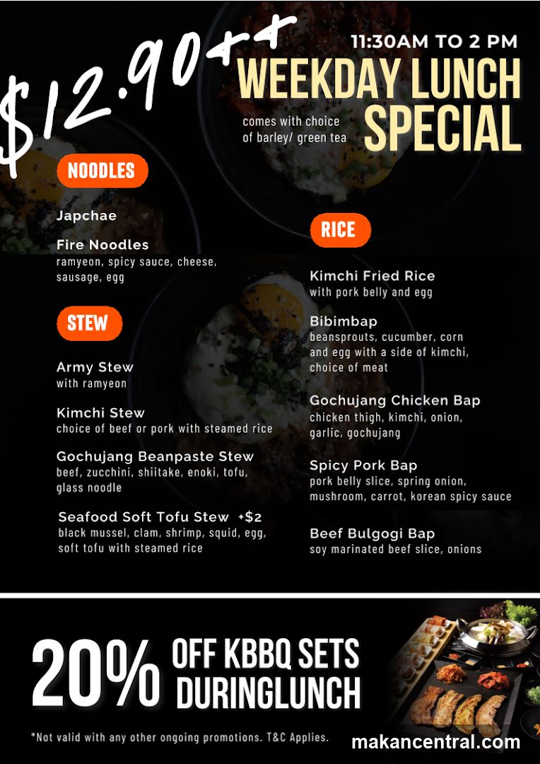 Weekday Lunch Special