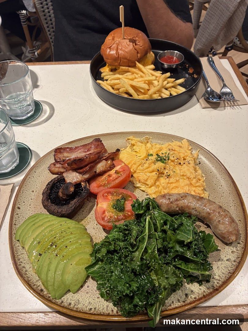 Breakfast and Burger