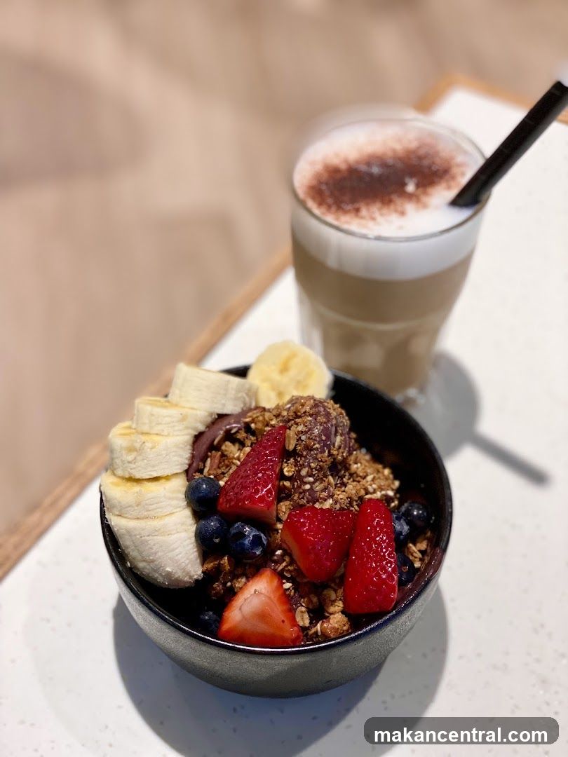 Acai Bowl and Coffee