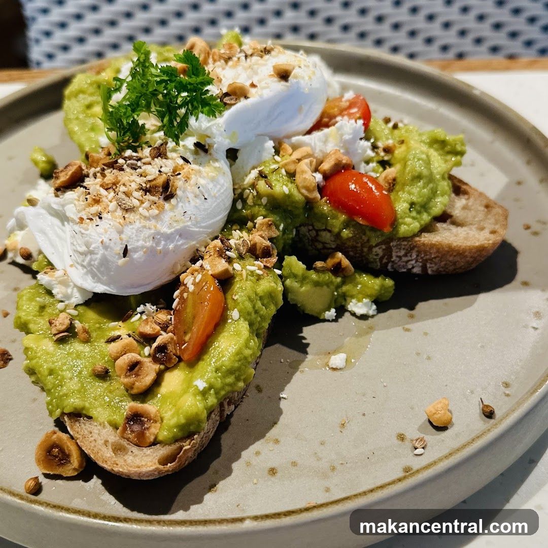 Avocado Toast with Poached Eggs
