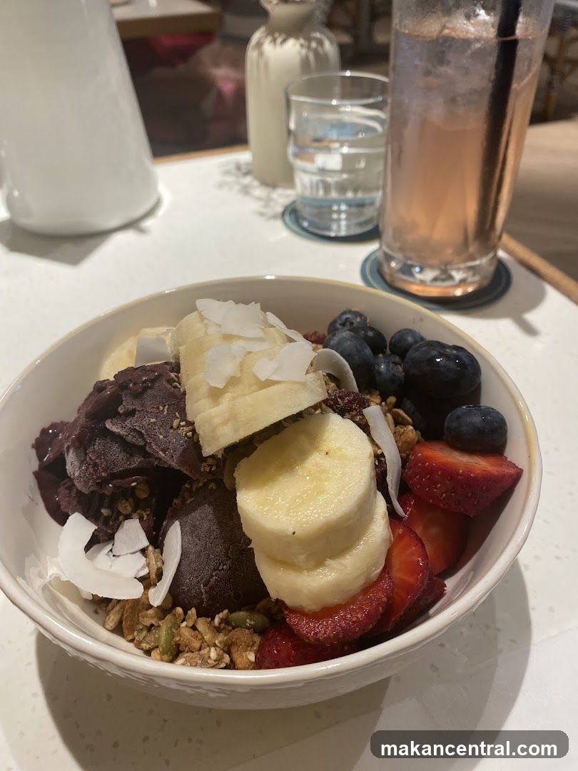 Acai Bowl with Fruit and Granola