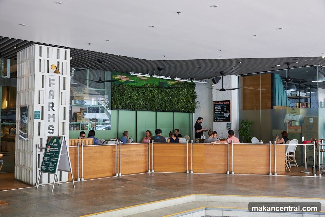 Restaurant Interior with Vertical Garden
