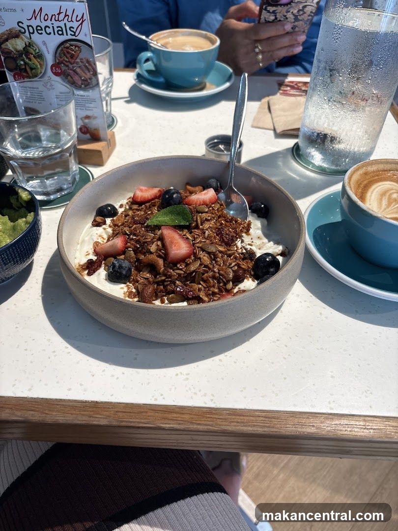 Granola Bowl and Coffee