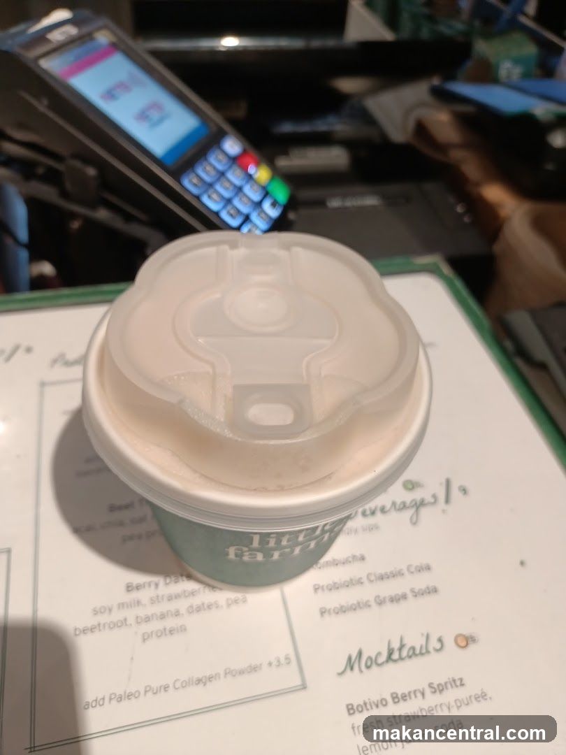 Beverage Cup and Menu