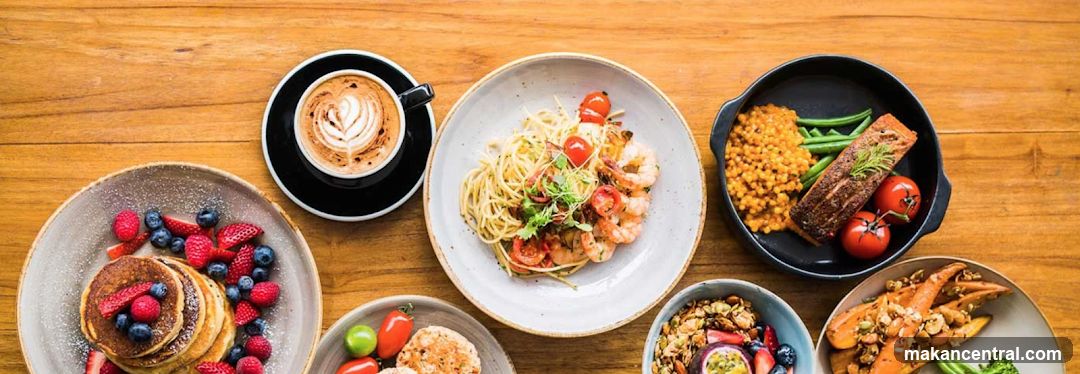 Assortment of Dishes and Coffee