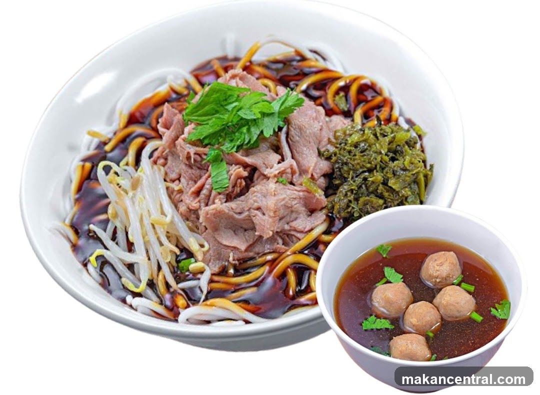 Beef Noodles with Meatballs