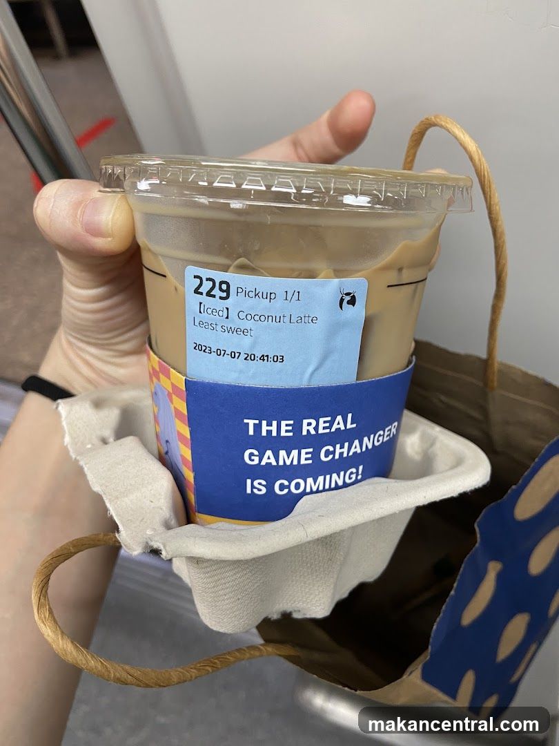 Iced Coconut Latte