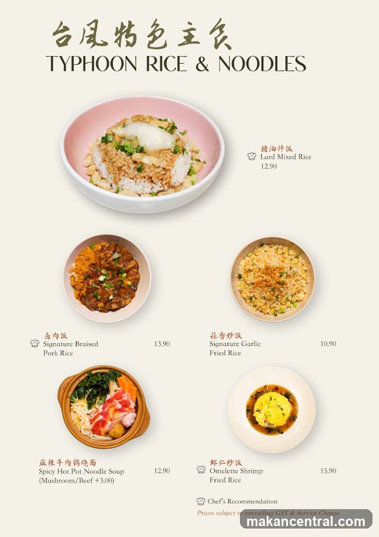 TYPHOON RICE & NOODLES