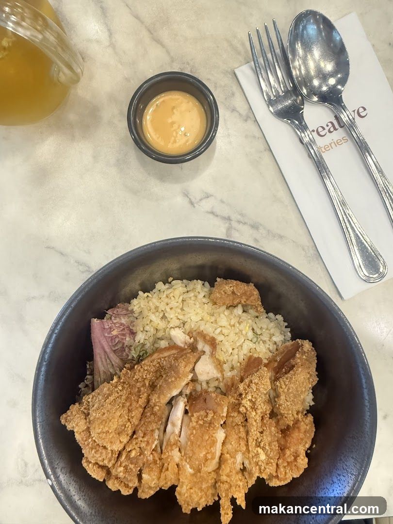Fried Chicken and Rice Bowl